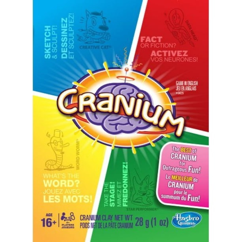 🆕 Cranium Clay Hasbro Board Game FACTORY SEALED Outrageous Fun BNIB
